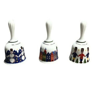 Bareuther Waldsassen Bavaria Germany Christmas Bells 1981, 1982, & 1984 LMT EDT
